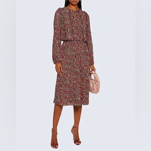 MIKAEL AGHAL floral midi dress sz. 4